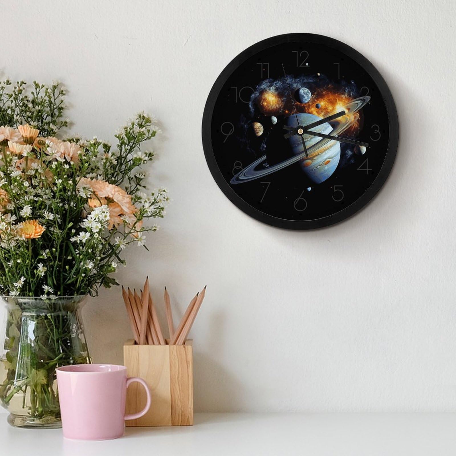 Amazon.com: GFLFMXZW 10 Inch Wall Clock Planet Jupiter Round Wall Amazon.com: GFLFMXZW 10 Inch Wall Clock Planet Jupiter Round Wall